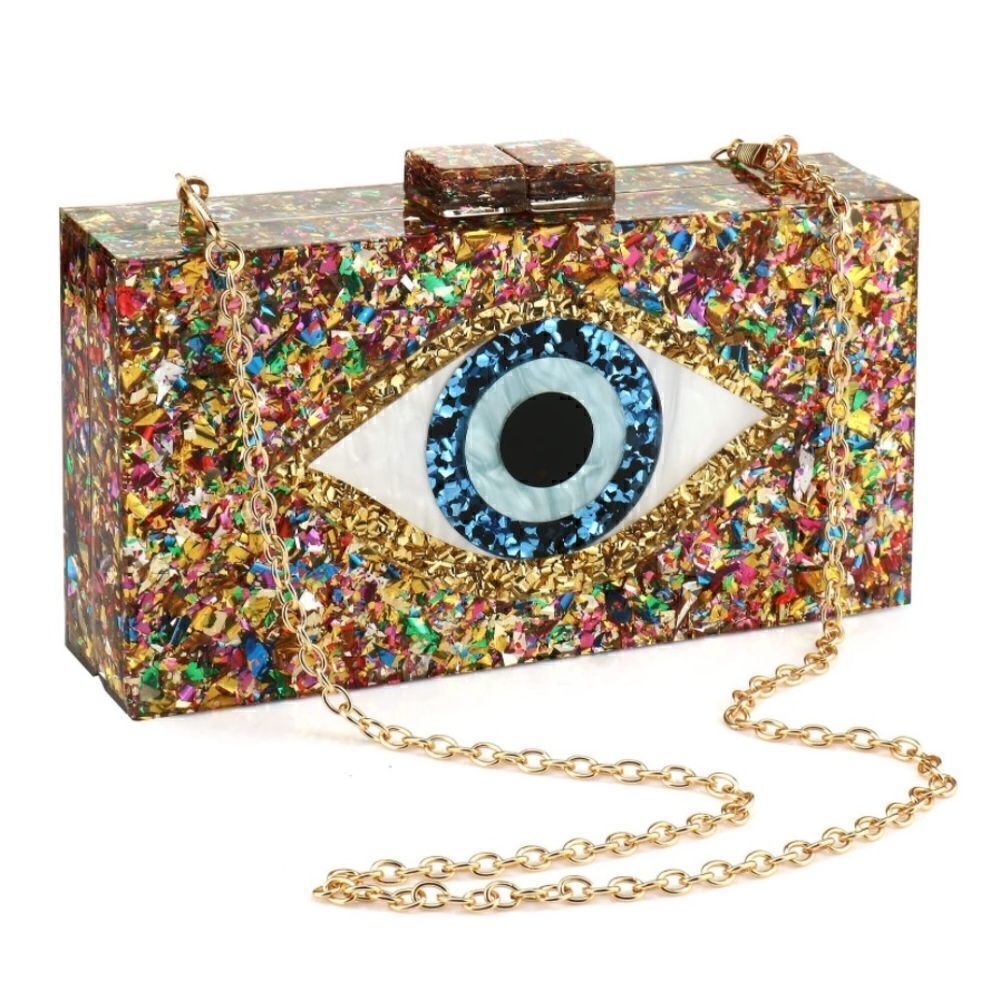 Eye Galaxy Acrylic Purse 